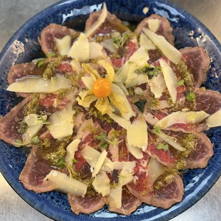 Carpacio de presa ibérica